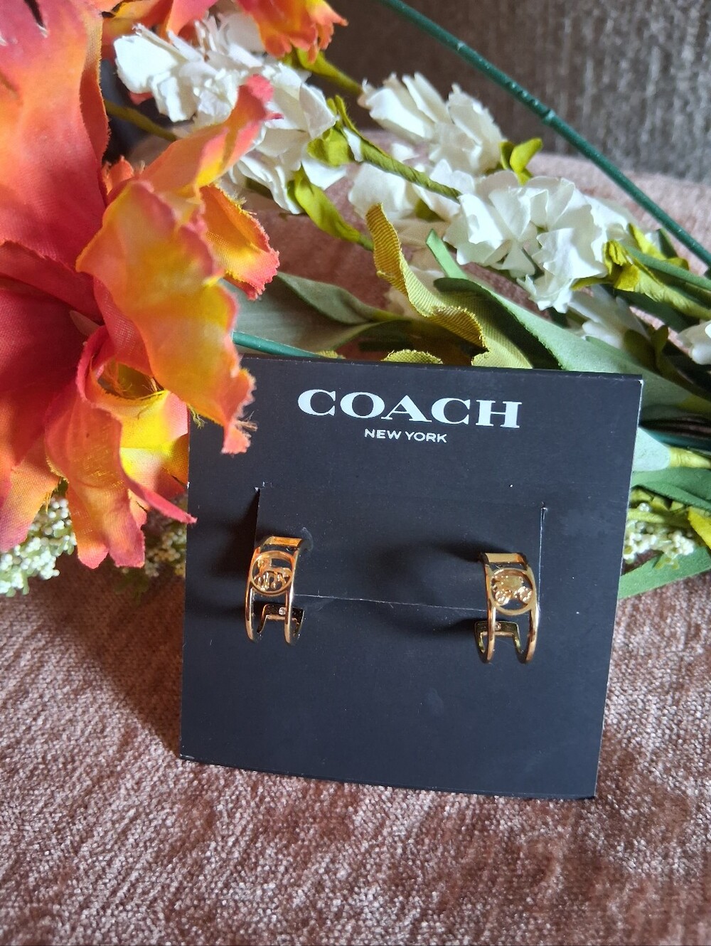 Coach Small Hoop Earrings